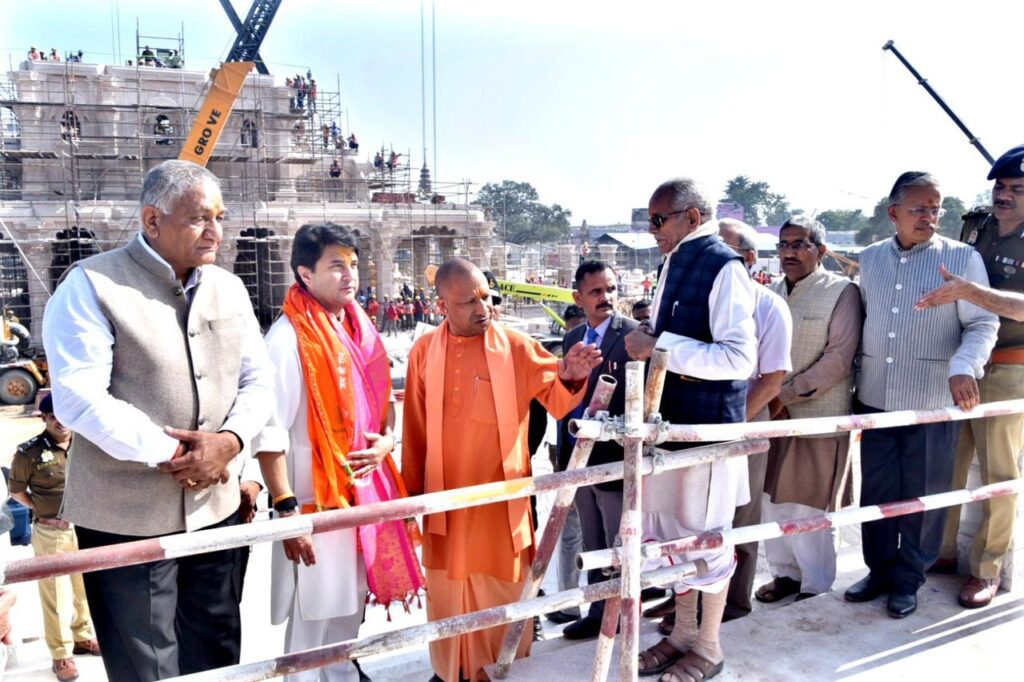 CM अयोध्या श्री राम मंदिर निरीक्षण