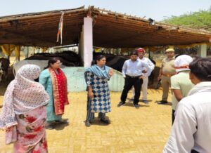 मैथा कानपुर देहात न्यूज़ : CDO निरीक्षण