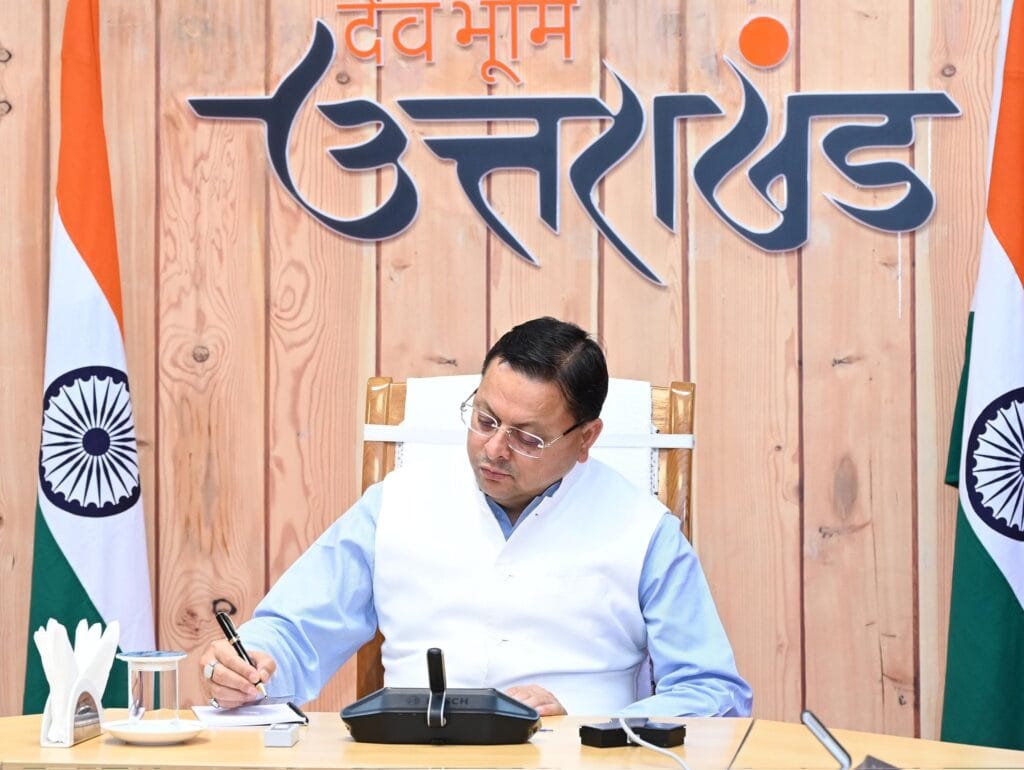 उत्तराखंड के मुख्यमंत्री पुष्कर सिंह धामी