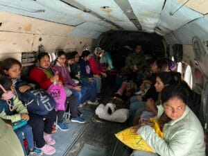 सिक्किम भूस्खलन आपदा राहत कार्य 